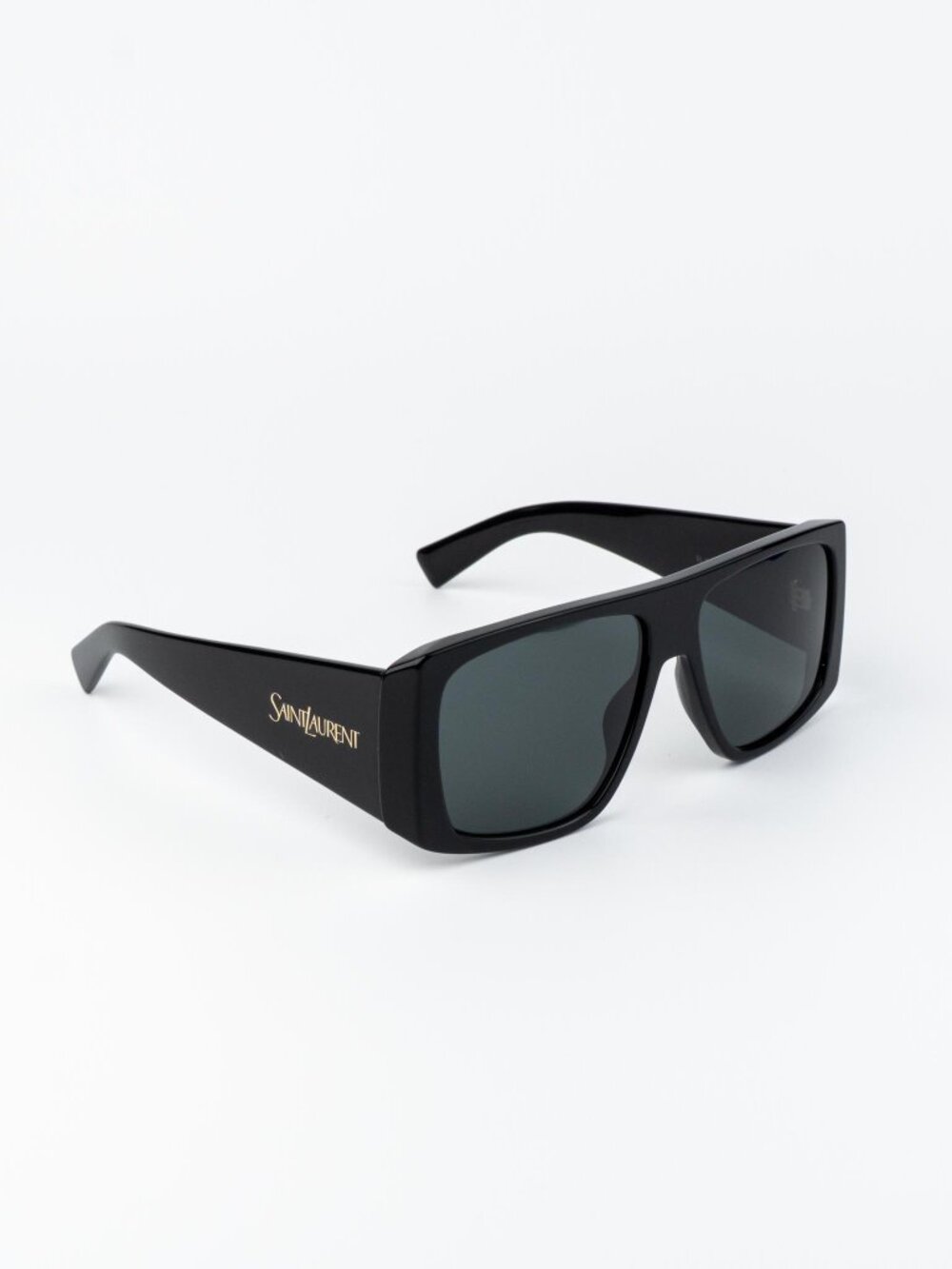 Saint Laurent Women Sunglasses Black Grey Square SL832 001 NEW AUTHENTIC - Picture 5 of 15